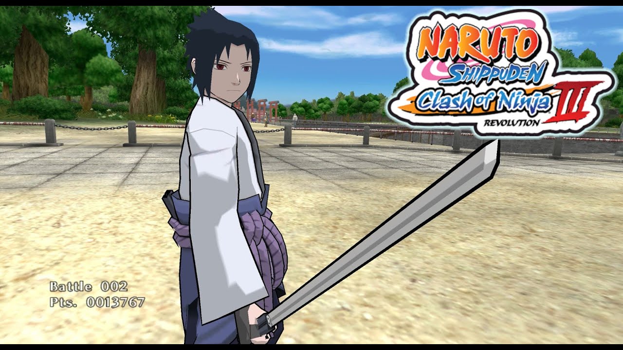 Naruto Clash of Ninja Revolution 3 - Sasuke Solo Arcade [Hardest Difficulty] 1080p