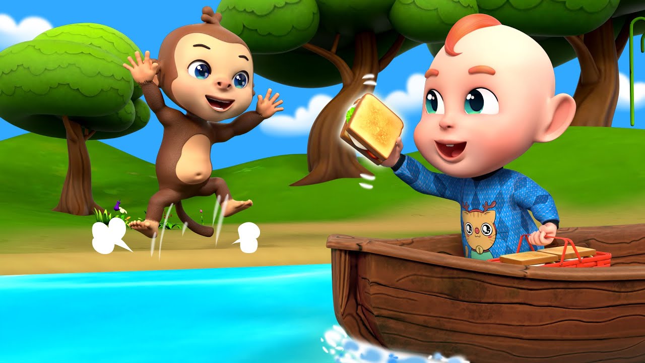 Baby Monkey Song 🐒 | Playground Fun for Toddlers & Kids | Rosoo Nursery Rhymes