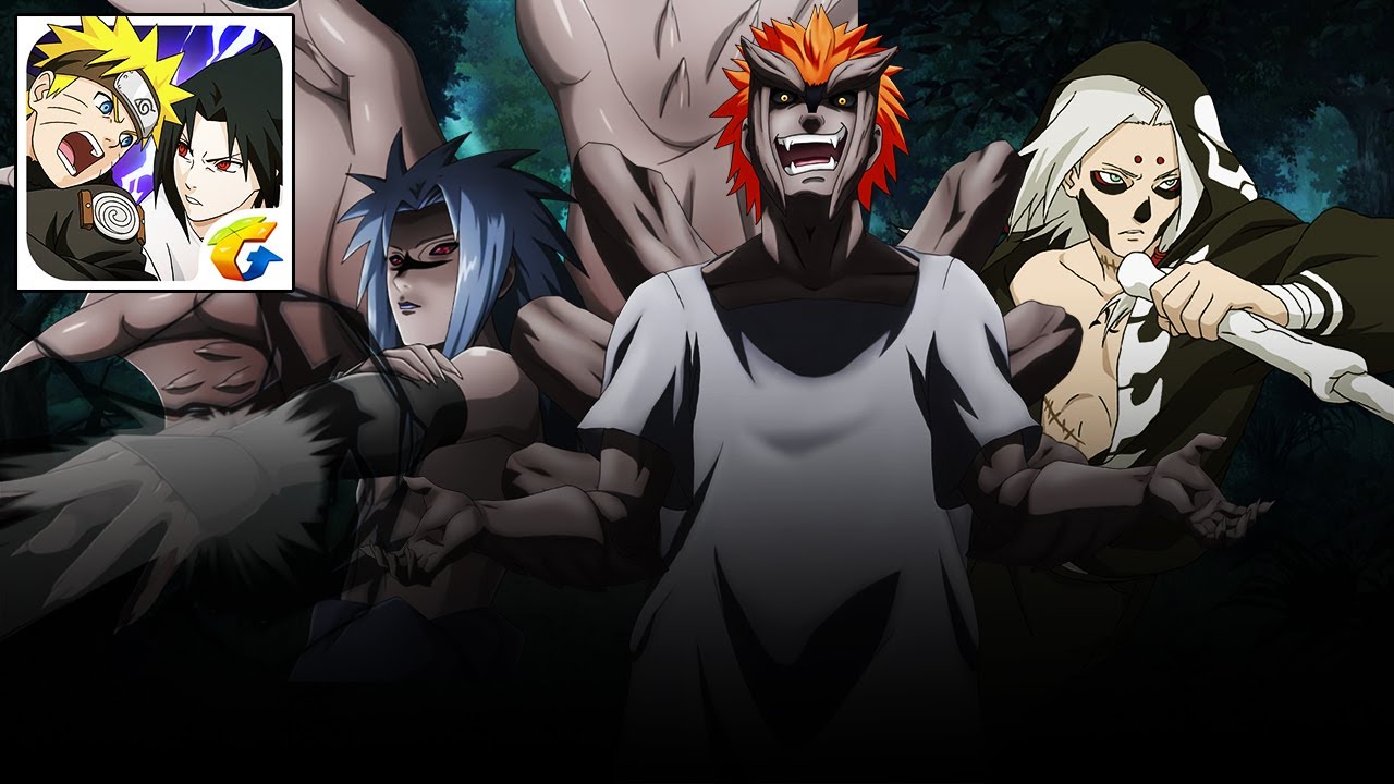 Naruto Online Mobile - Kimimaro Halloween,Sasuke Curse Mark LvL 2,Jugo Curse Mark Gameplay