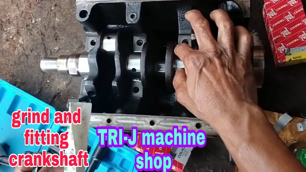 grind And fitting crankshaft | TRI-J Machine shop