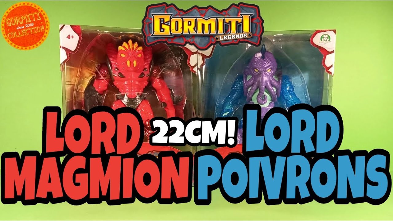 GORMITI LEGENDS UNBOXING RECENSIONE - LORD POIVRONS & LORD MAGMION GIGANTI - GIOCHI PREZIOSI 2022