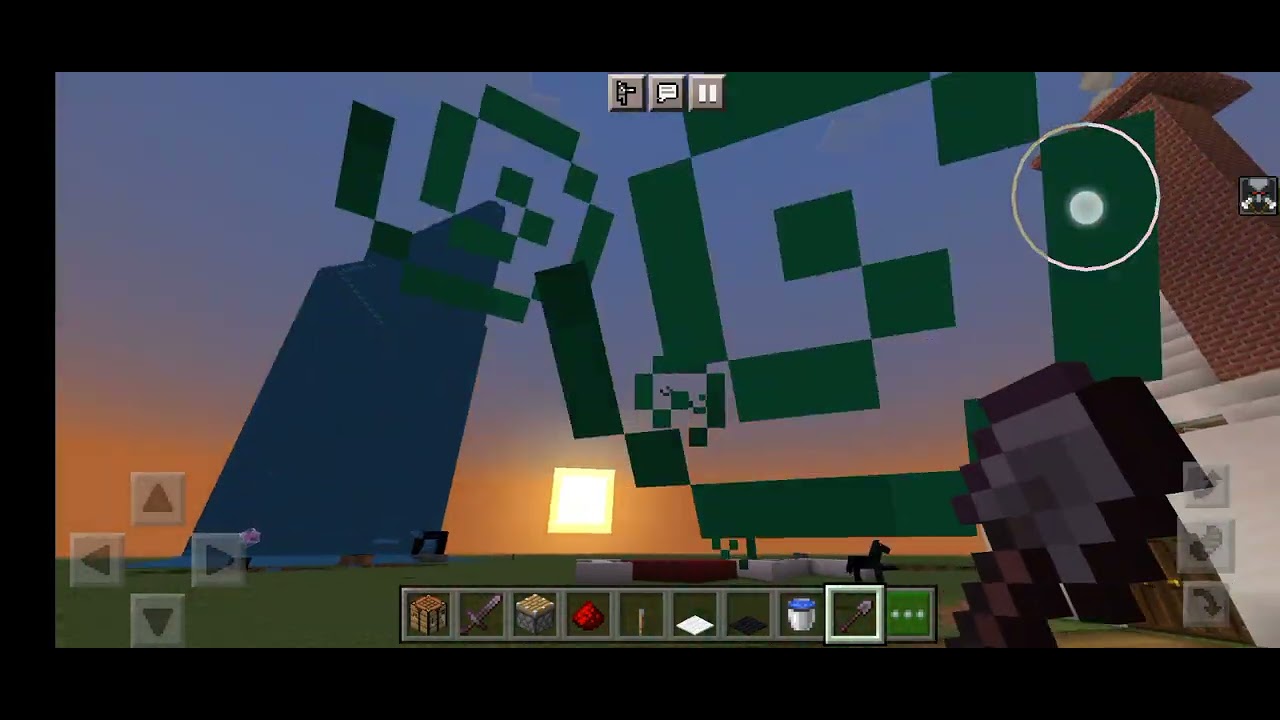 Minecraft I make a end pottle and beat the  game 🎮