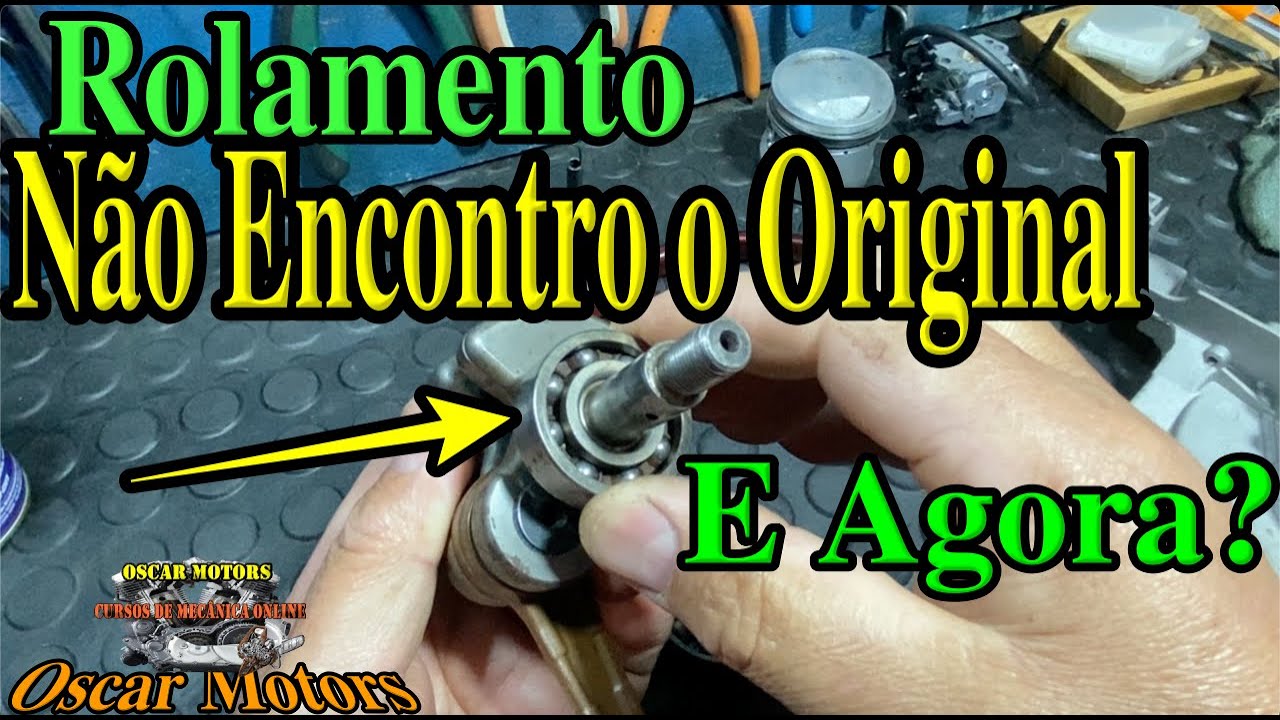 Rolamento do Virabrequim N&atilde;o Encontrei Original, Qual Posso Usar?