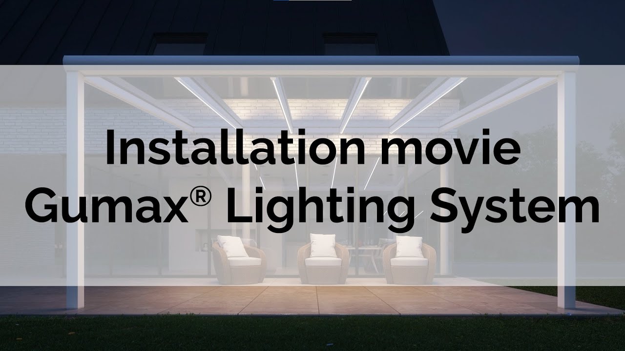 Attaching Gumax&reg; Lighting System | Mounting instructions