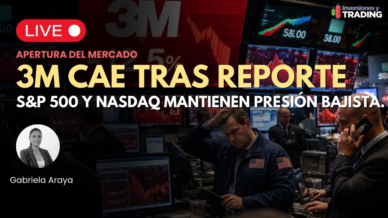 3M cae tras reporte trimestral. S&P 500 y Nasdaq mantienen presión bajista | Apertura 20.01.26