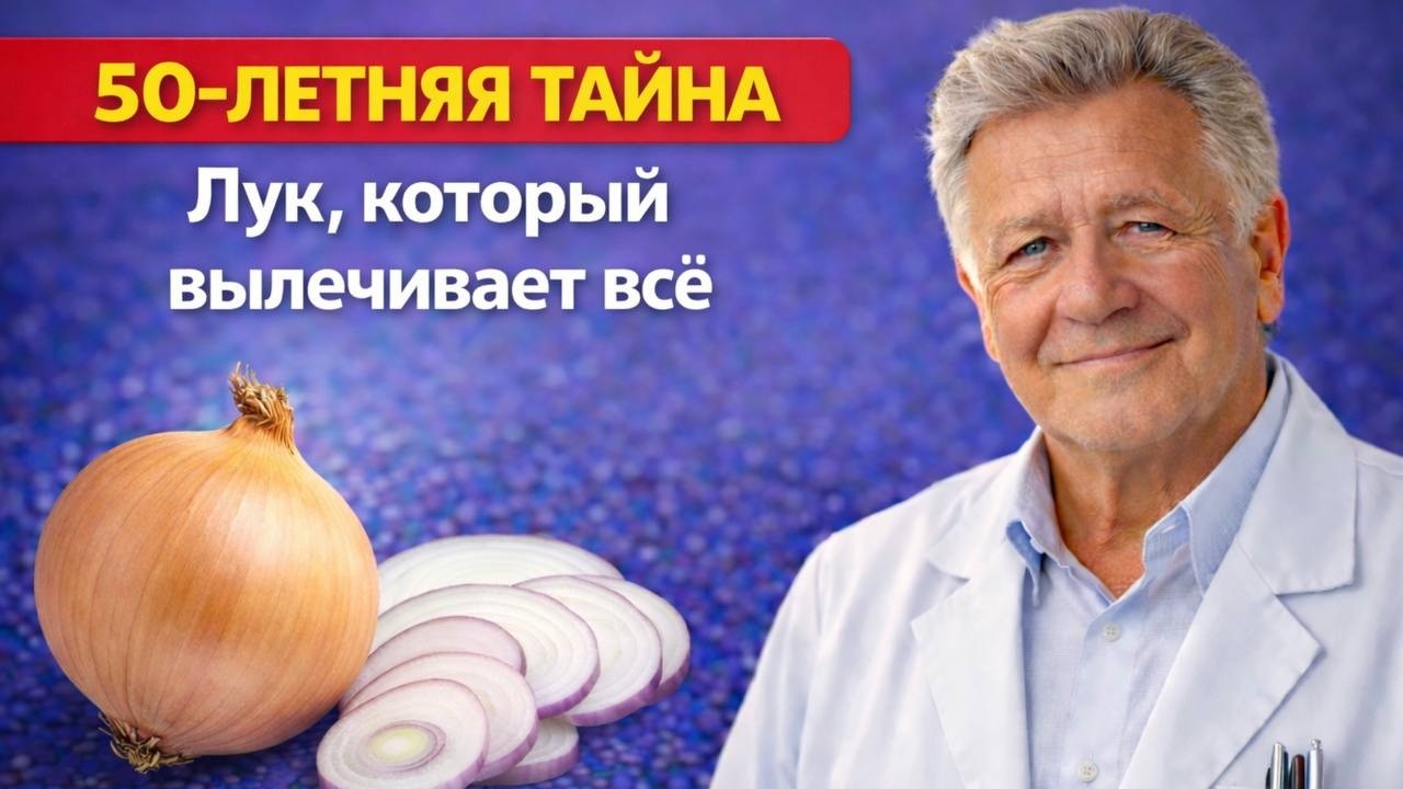 СЕНСАЦИЯ! Обычный ЛУК очищает сосуды и спасает суставы после 50 — врачи молчали 50 лет