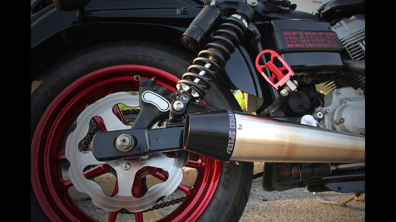 Sawicki 2 into 1 Exhaust System Sound Clip '06 Harley Dyna FXD - Deadbeatcustoms.com
