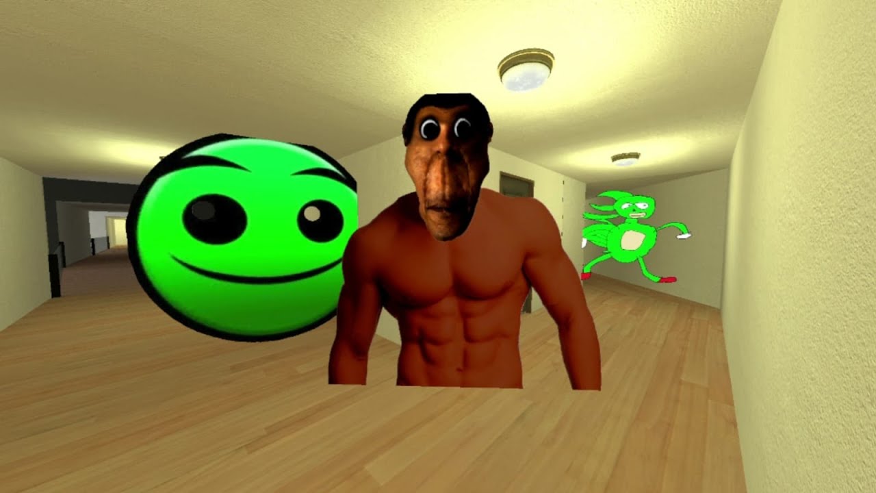 POV SERK BODY OBUNGA IN LIMINAL HOTEL#gmod#nextbot#garrys mod
