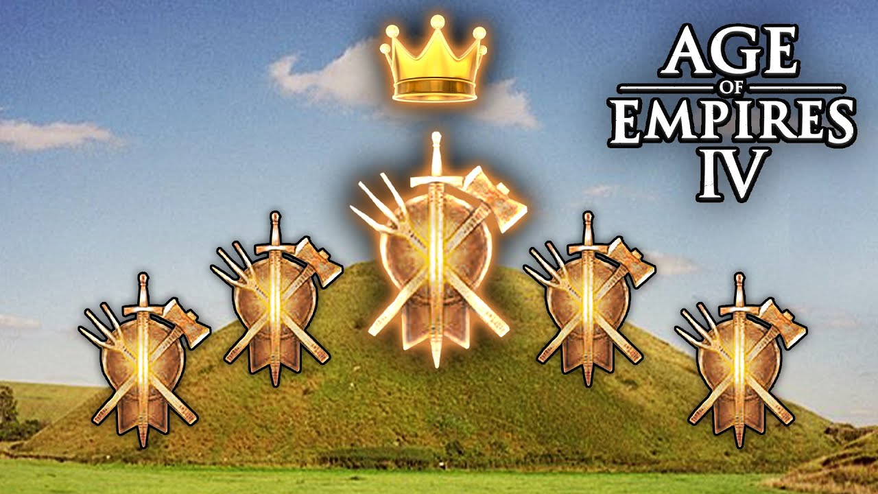 8 Bronze & Silver Player FFA on King of the Hill in AOE4!