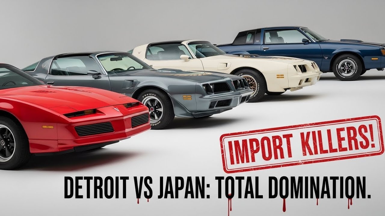 8 American Cars That DESTROYED Japanese Cars in the 70s & 80s
