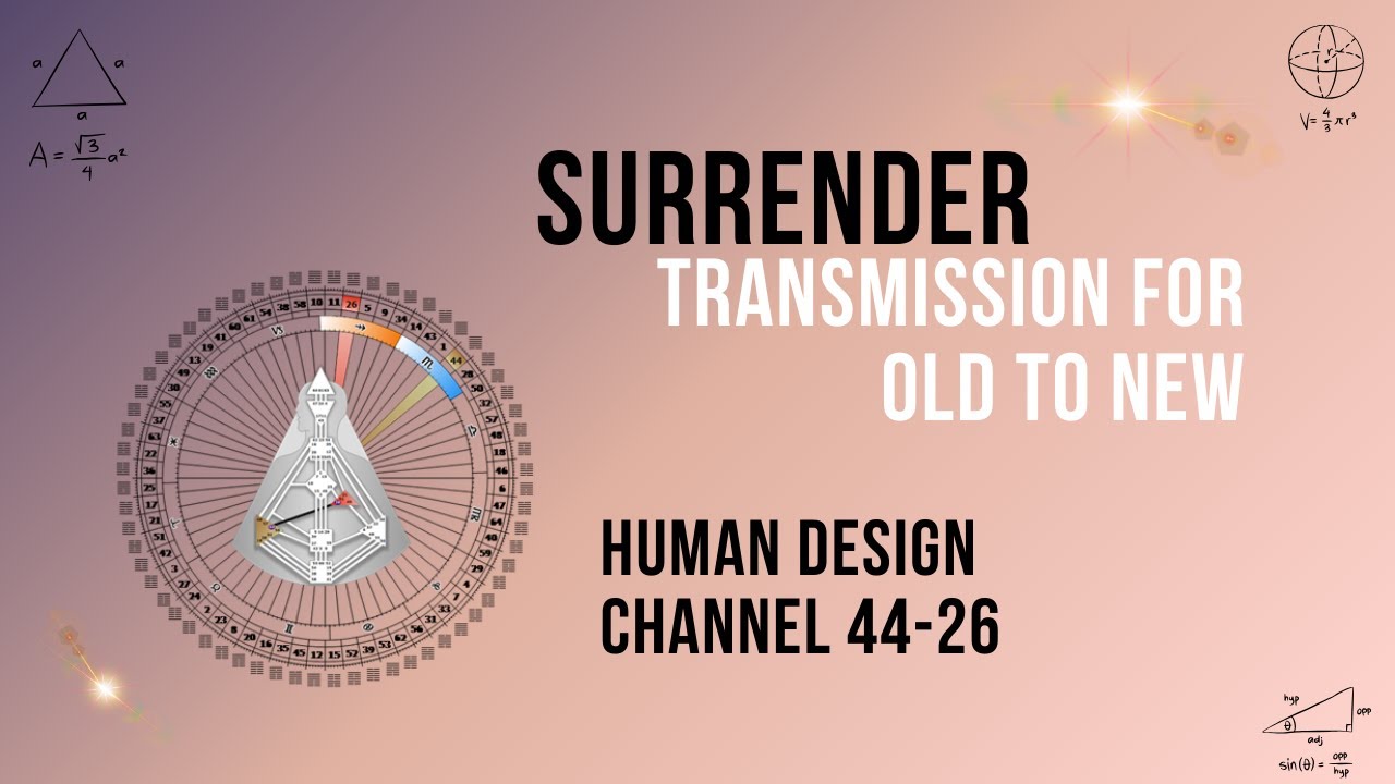 Human Design: Channel of Surrender 44-26 - Transmitting Success through Tribal Instinct