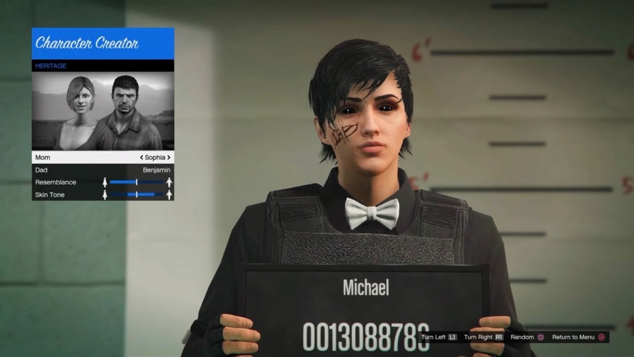 🌟 Best Tryhard Male Face Creation GTA 5 Online 🌟