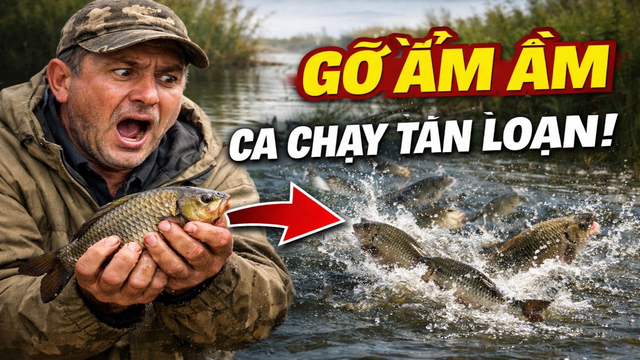 Gỡ Con Cá Đầu Tiên Kiểu Này, Đừng Hỏi Sao Móm Cả Buổi