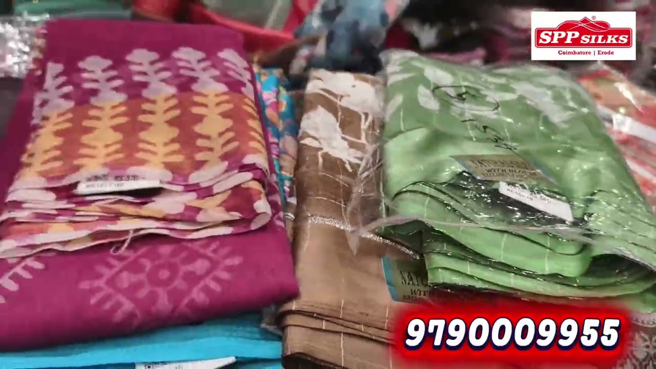 Spp silks new arrival sarees‼️ with low price saree collections #sppsilks #priyaachannel #coimbator 