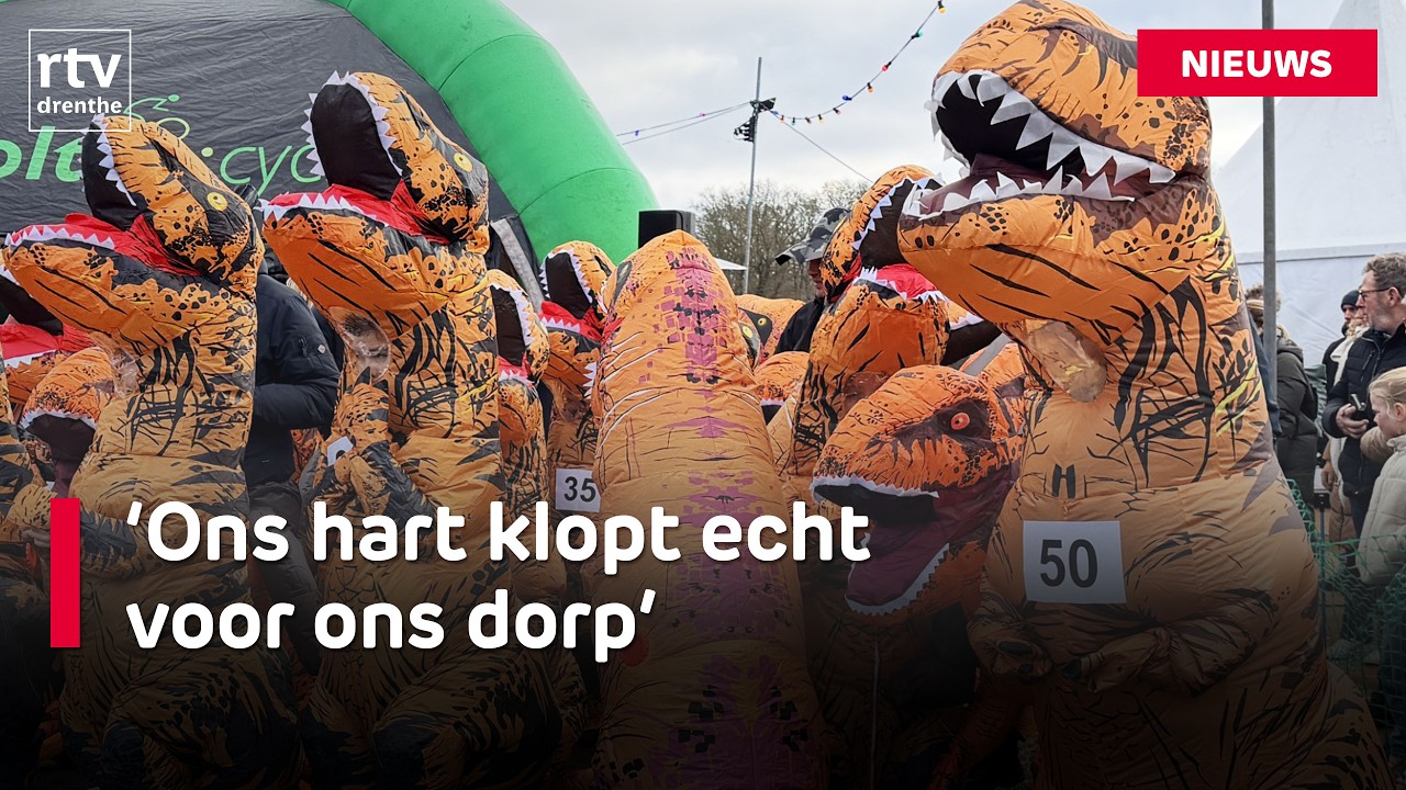 Dalen bestaat 750 jaar en dat vieren ze met een dinorace! | RTV Drenthe