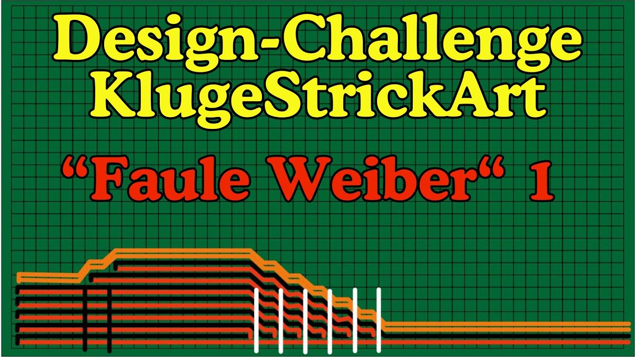 Für KlugeStrickArt-Anfänger: Ausführlicher Start mit einem ersten Rückwärtsfließfeld