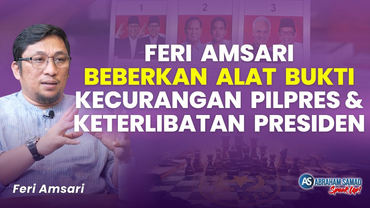 Feri Amsari Beberkan Alat Bukti Kecurangan Pilpres, Keterlibatan Presiden & Penghitungan Suara