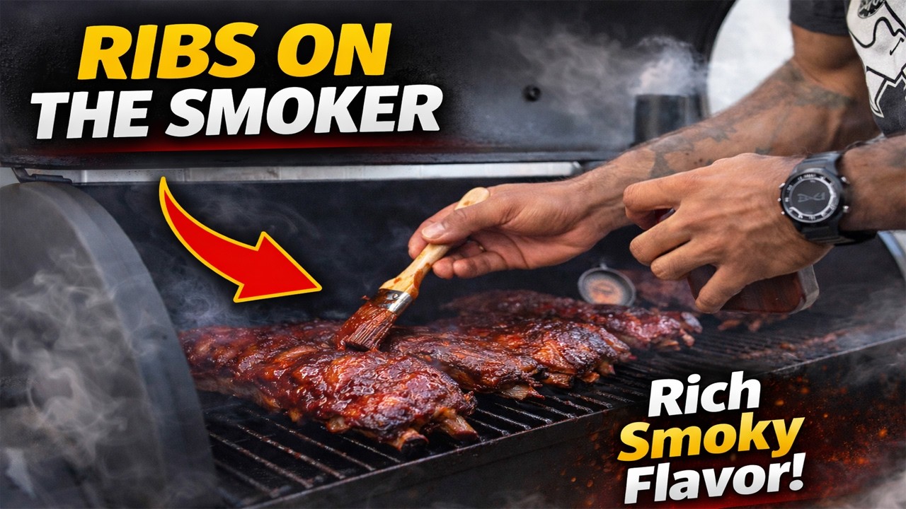 Smoking Ribs on my Char Broil Offset Smoker