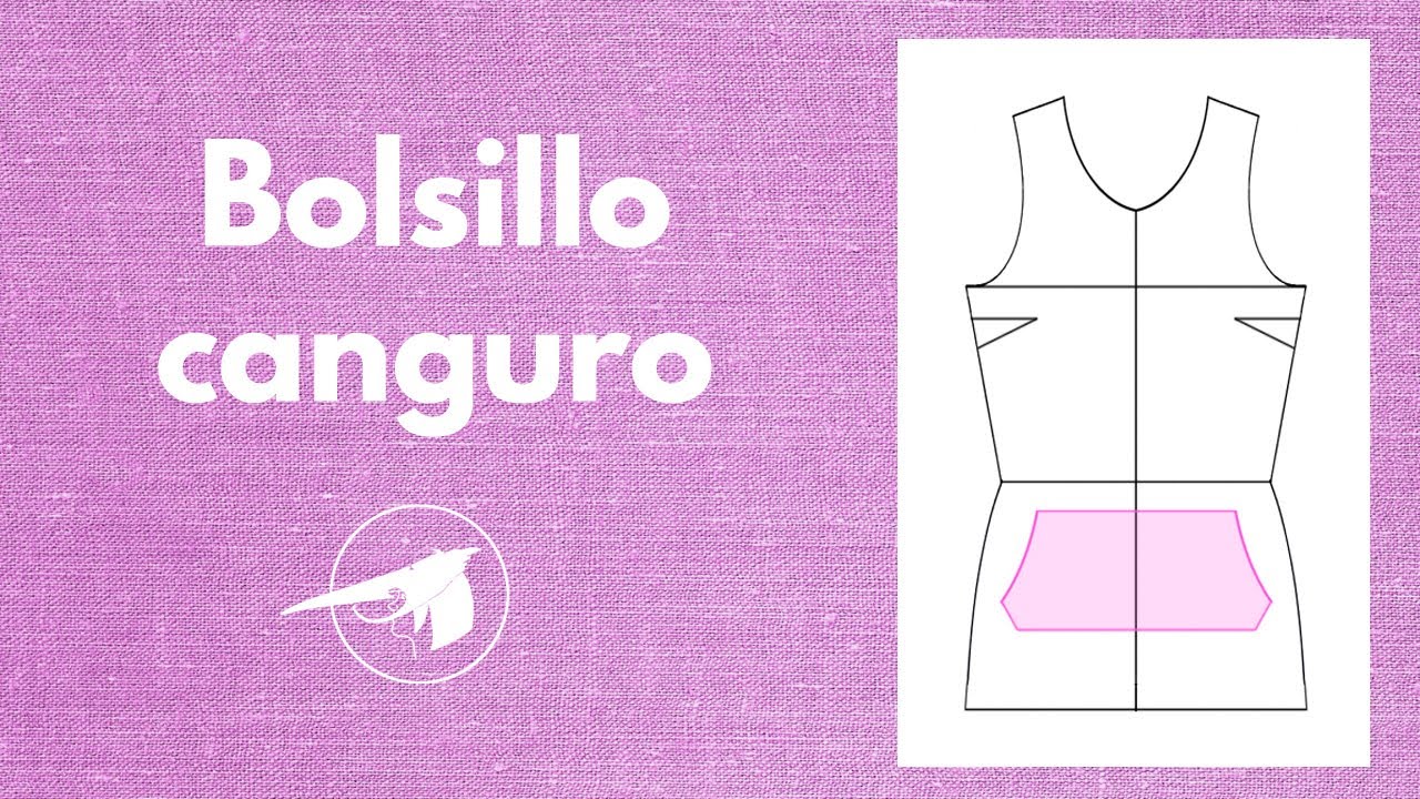Cómo hacer un bolsillo tipo canguro