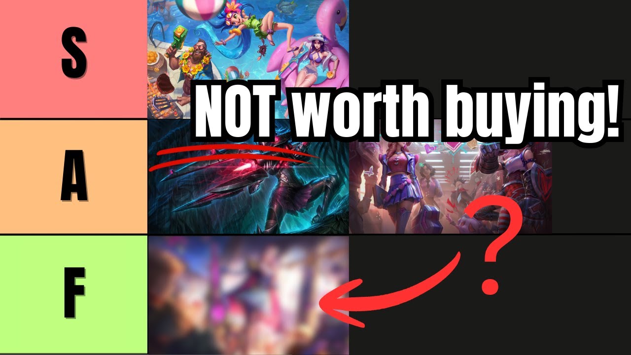 ALL Caitlyn skins Tierlist 2025