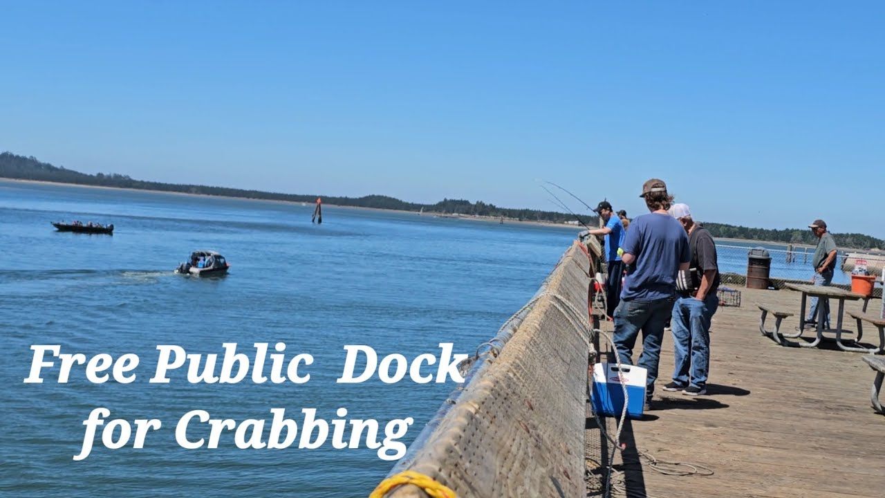 FREE PUBLIC DOCK FOR CRABBING IN GARIBALDI OREGON COAST 🇺🇸