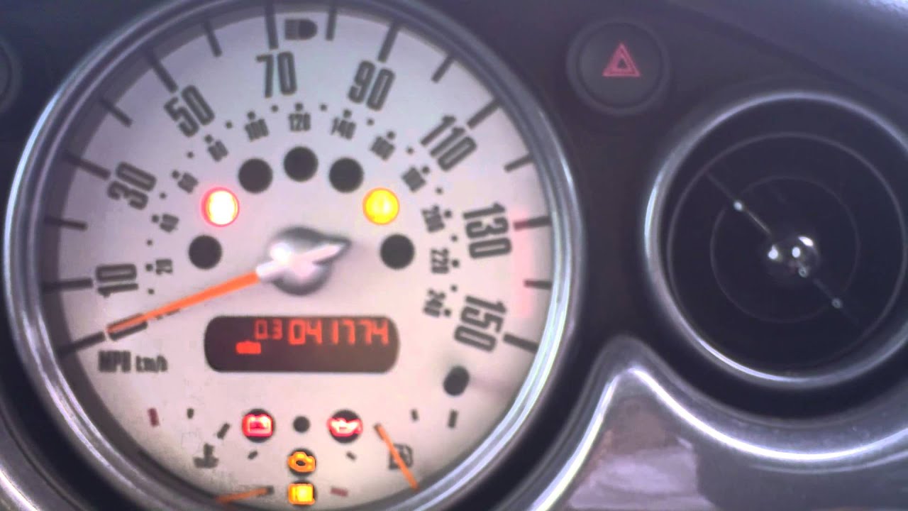 Reset Tyre Pressure MINI - TP Button