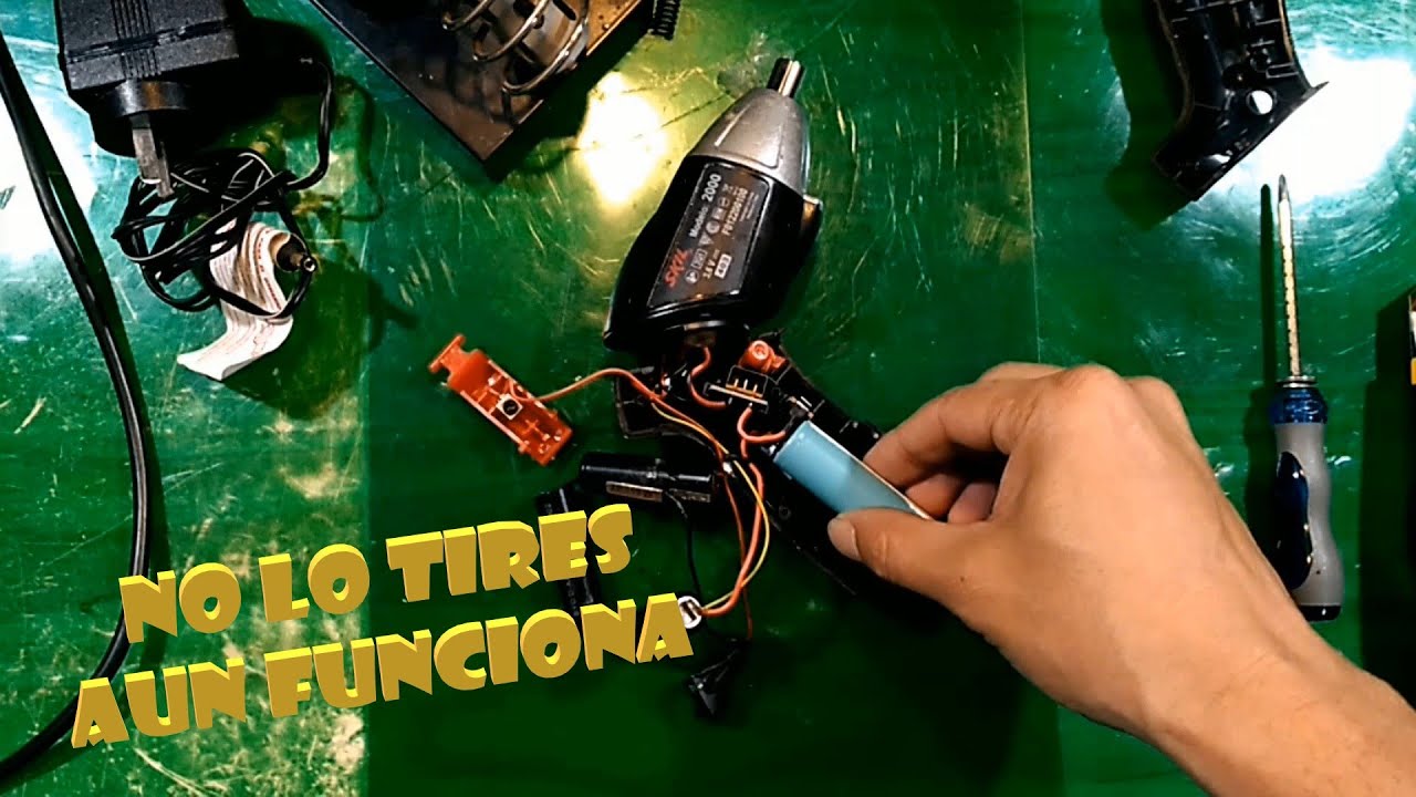 Rescate de Atornillador Skill 2000j4 3,6v Cambio de Bateria