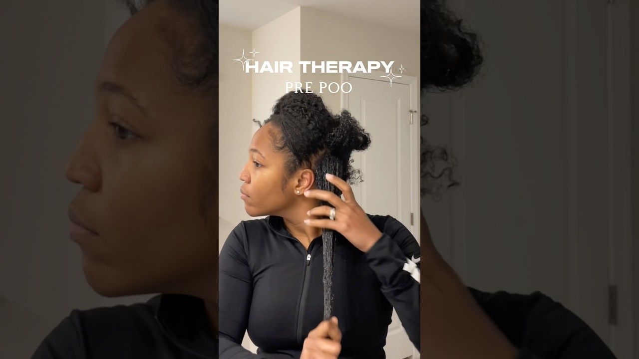 How To Detangle with No BREAKAGE | Natural Hair Pre Poo Routine | Low Porosity Natural