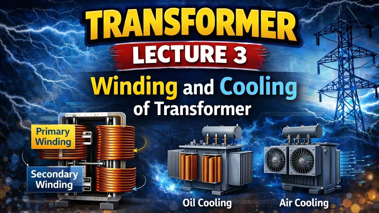 Lecture -3 Winding and cooling techniques of transformer/#HSSC,#ALM ,#SA,#JE etc. 