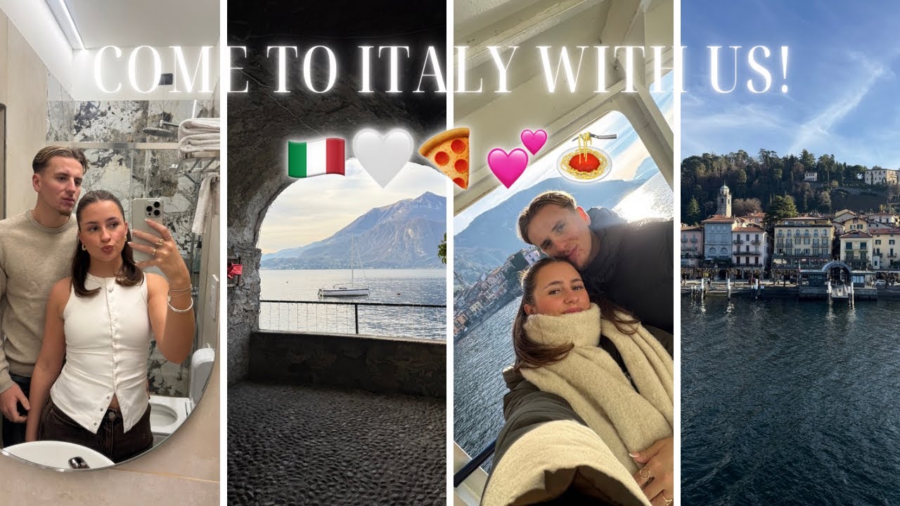 come to italy with us! milan, varenna, bellagio 🍝🍕🇮🇹🍋 