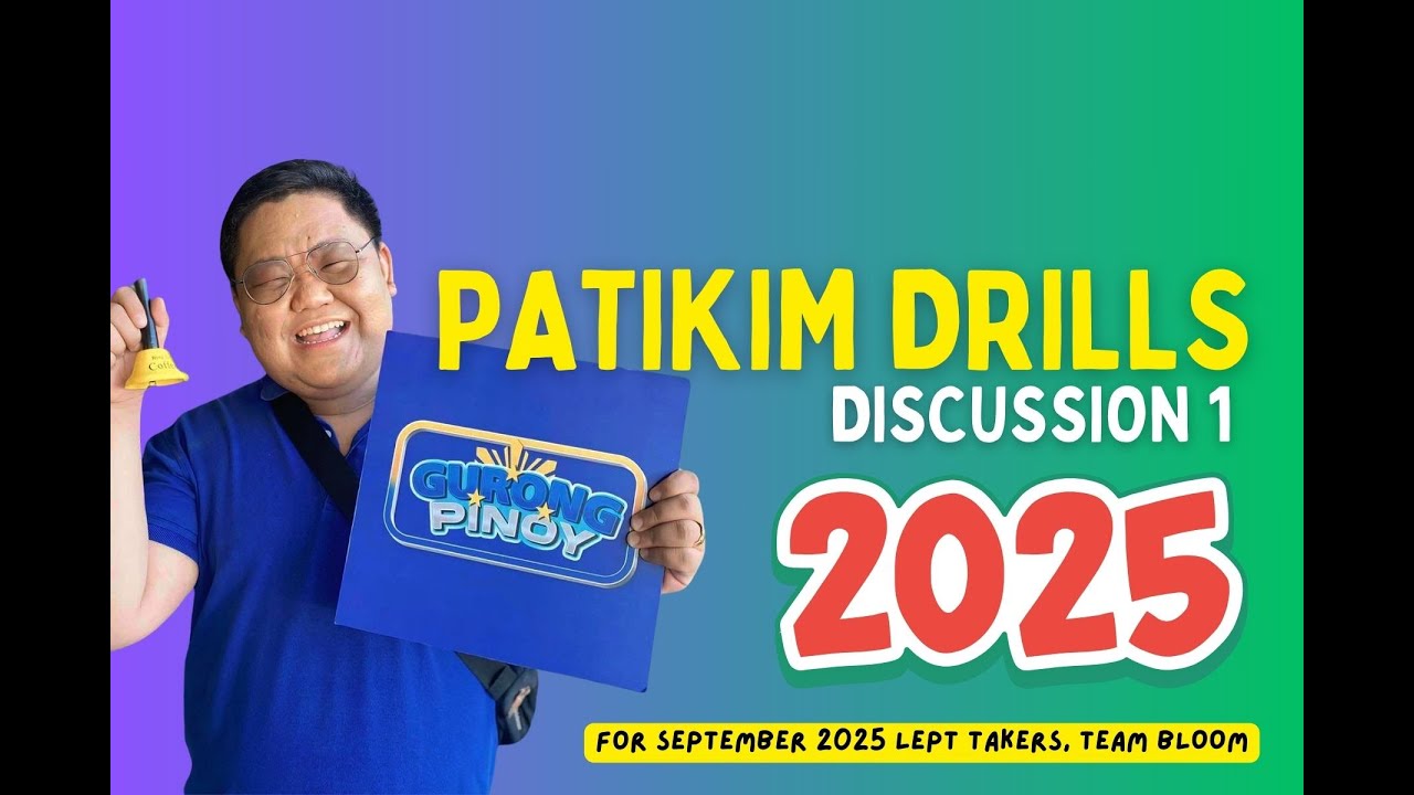 PATIKIM DRILLS 1 | LEPT September 2025 Social Science Majorship | Coach Jun of Gurong Pinoy