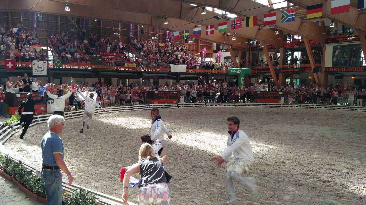 FEI World Vaulting Championships Le Mans 2016 - Senior Teams Lap of Honour