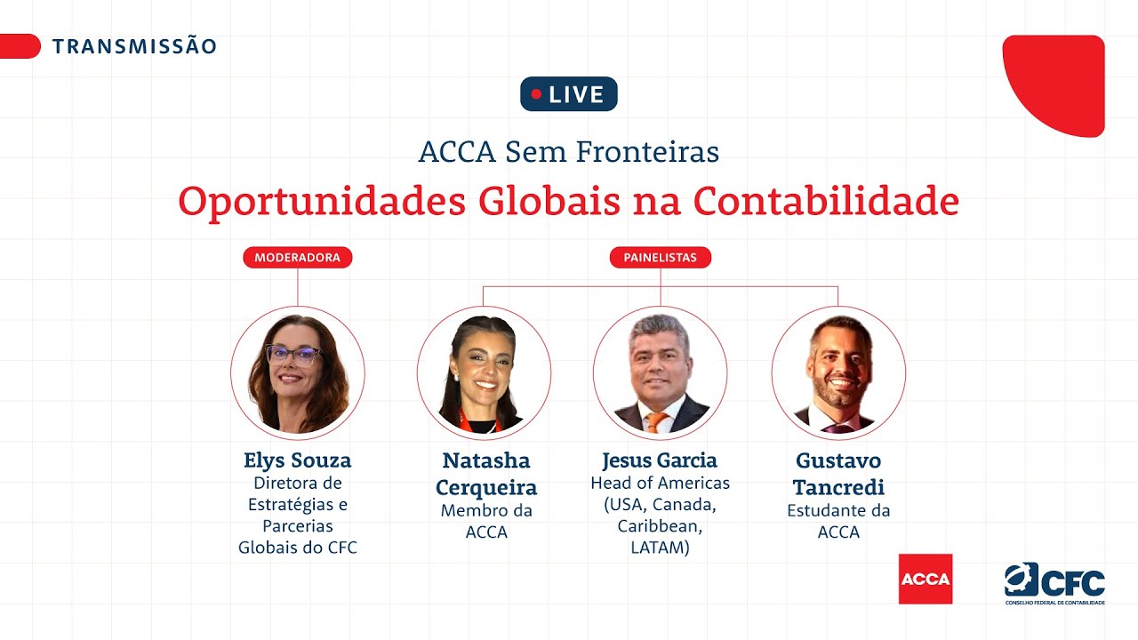 LIVE - ACCA Sem Fronteiras | Oportunidades Globais na Contabilidade
