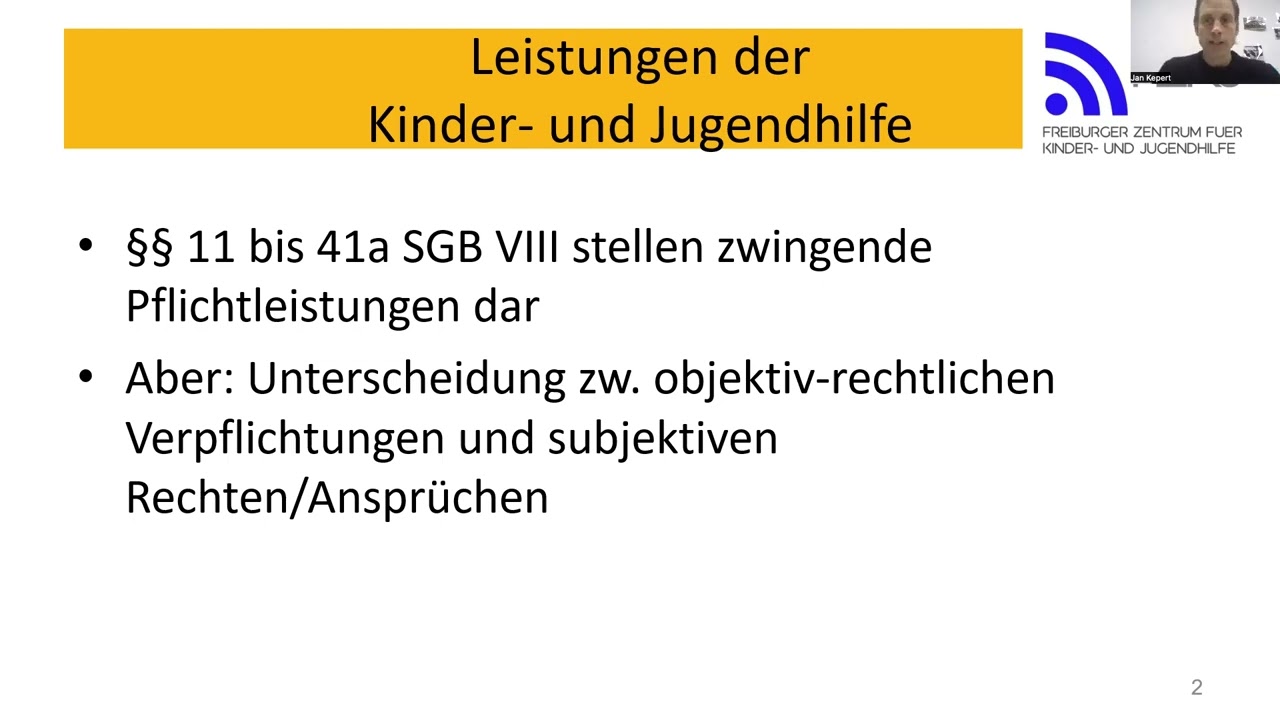 Grundlagen der &sect;&sect; 74 und 77 SGB VIII