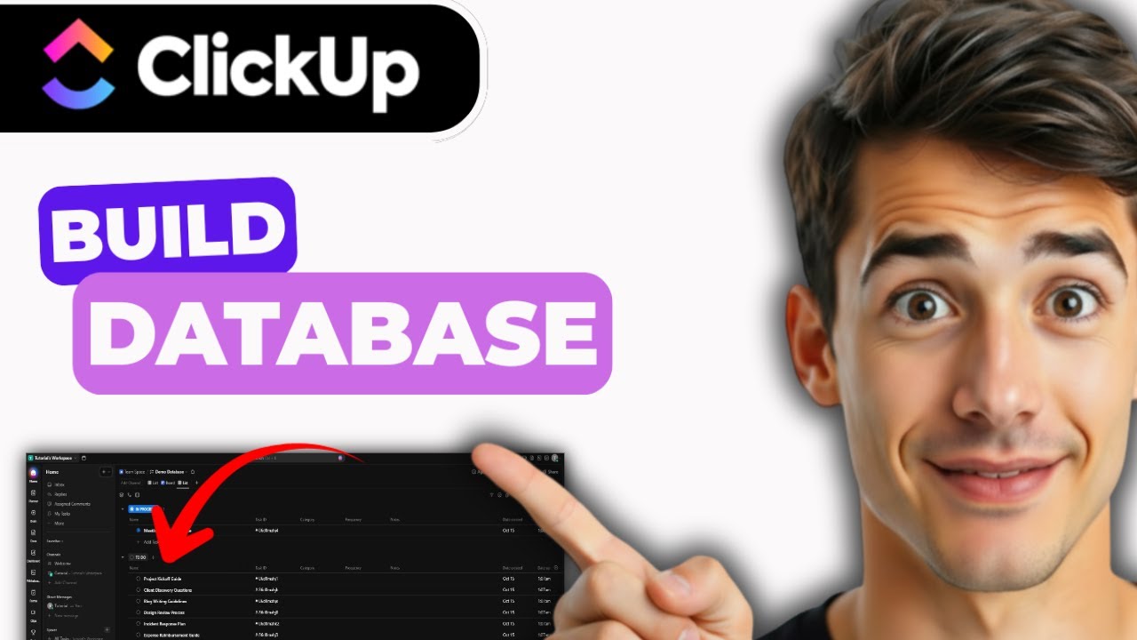 Как создать базу данных в ClickUp (самый простой способ) (руководство 2026 года)