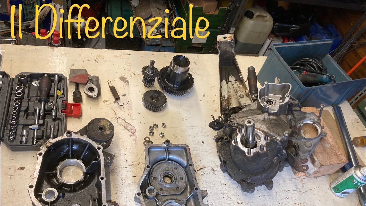 Ape 50: si smonta il differenziale