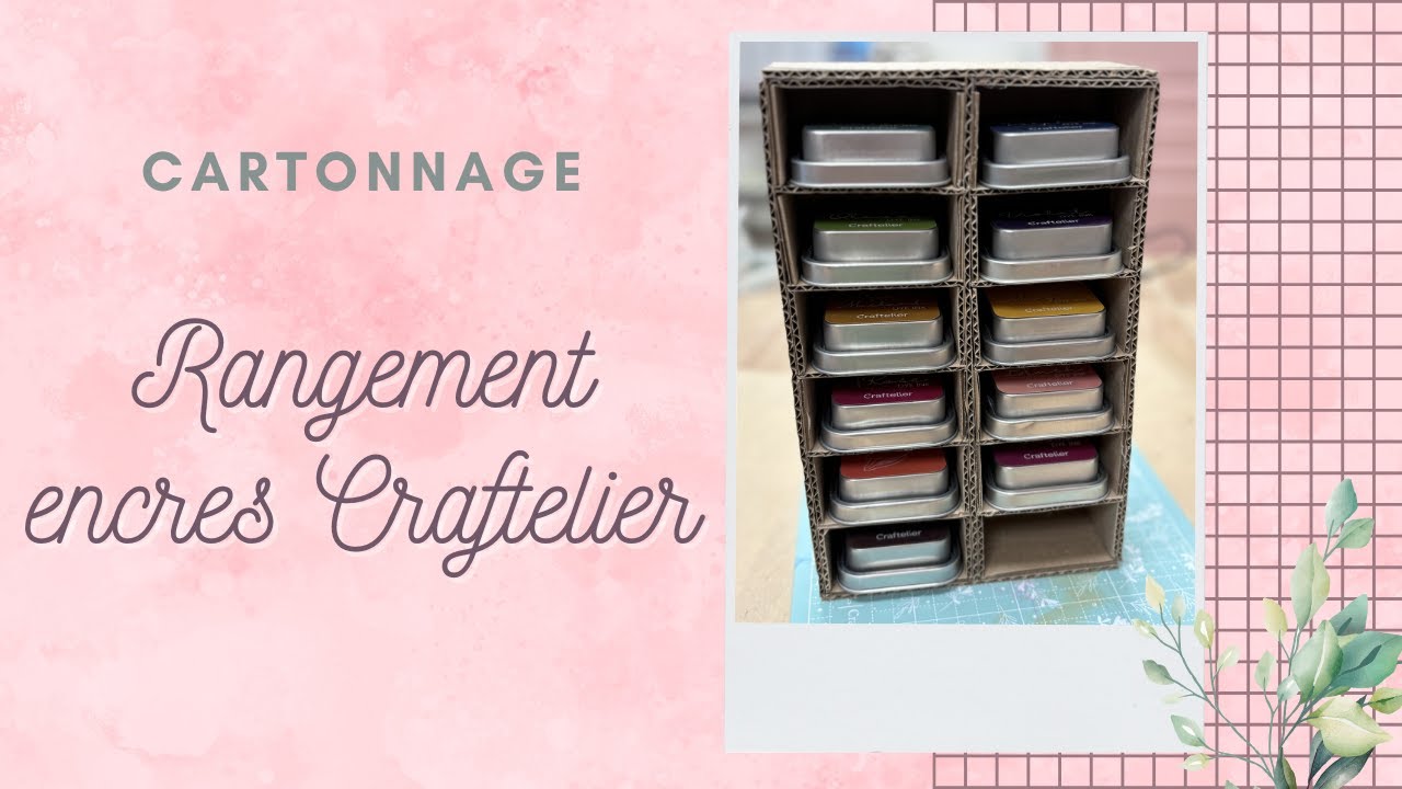 DIY Rangement pour encres Craftelier (Dye Ink)