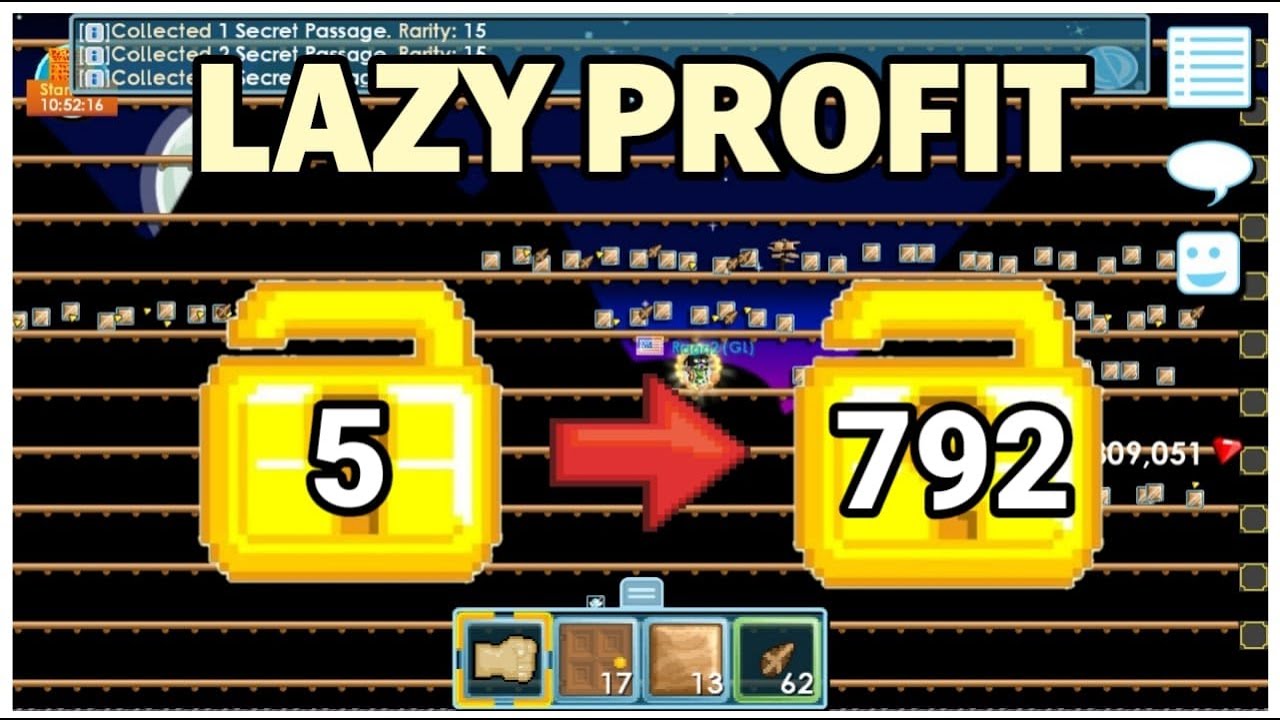 LAZY PROFIT USING ONLY 5 WLS 🤑!!! (NO FARMING!!!) | Growtopia Profit 2024 | Growtopia