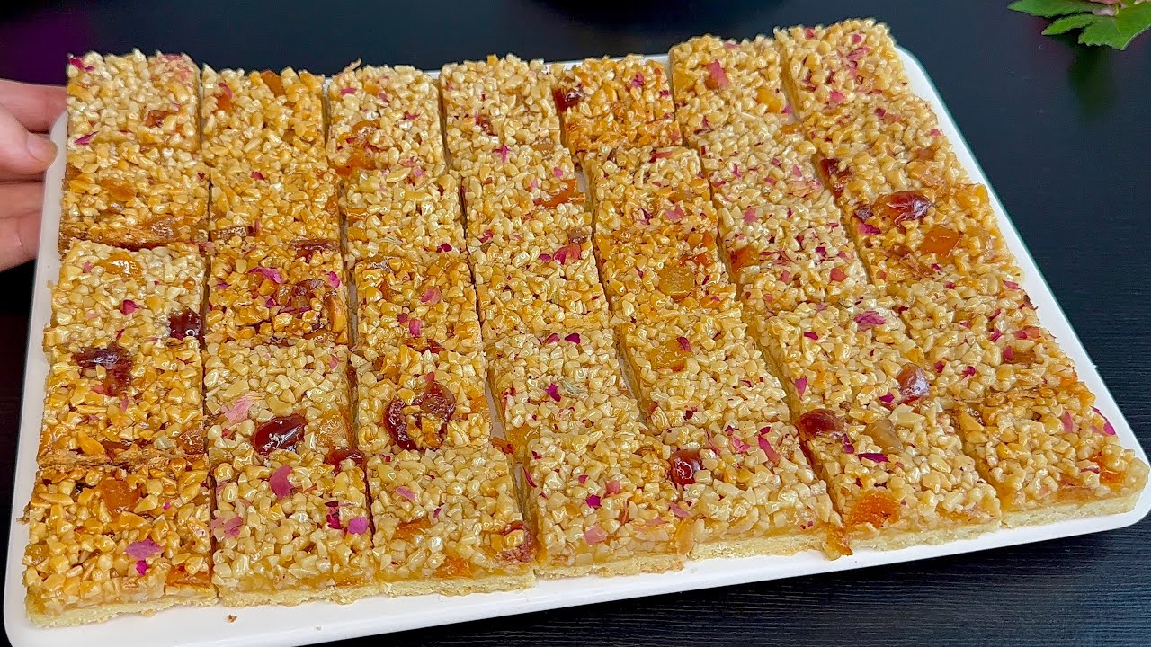 Квадратики с миндалем и медом настолько вкусные, что все просят добавки! Легко и вкусно 😋