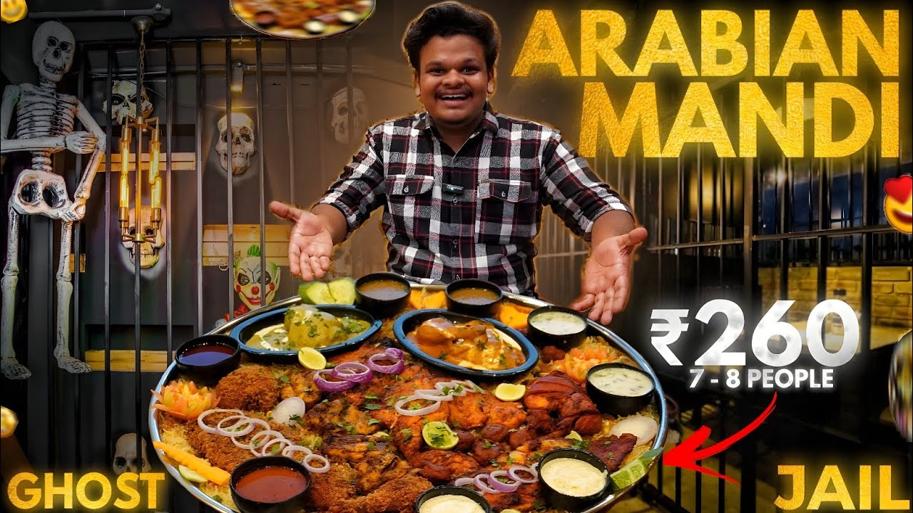 Best Mandi In Bangalore | Arabian Mandi Biryani | Ghost House & Jail Theme Family Restaurant
