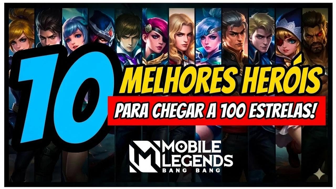 TOP 10 HERÓIS MAIS FORTES DO META! Lista Atualizada Mobile Legends