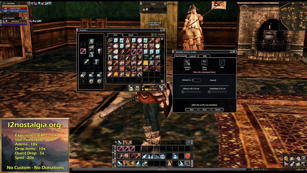 Lineage 2 Interlude en español - Farmeando Enchants D