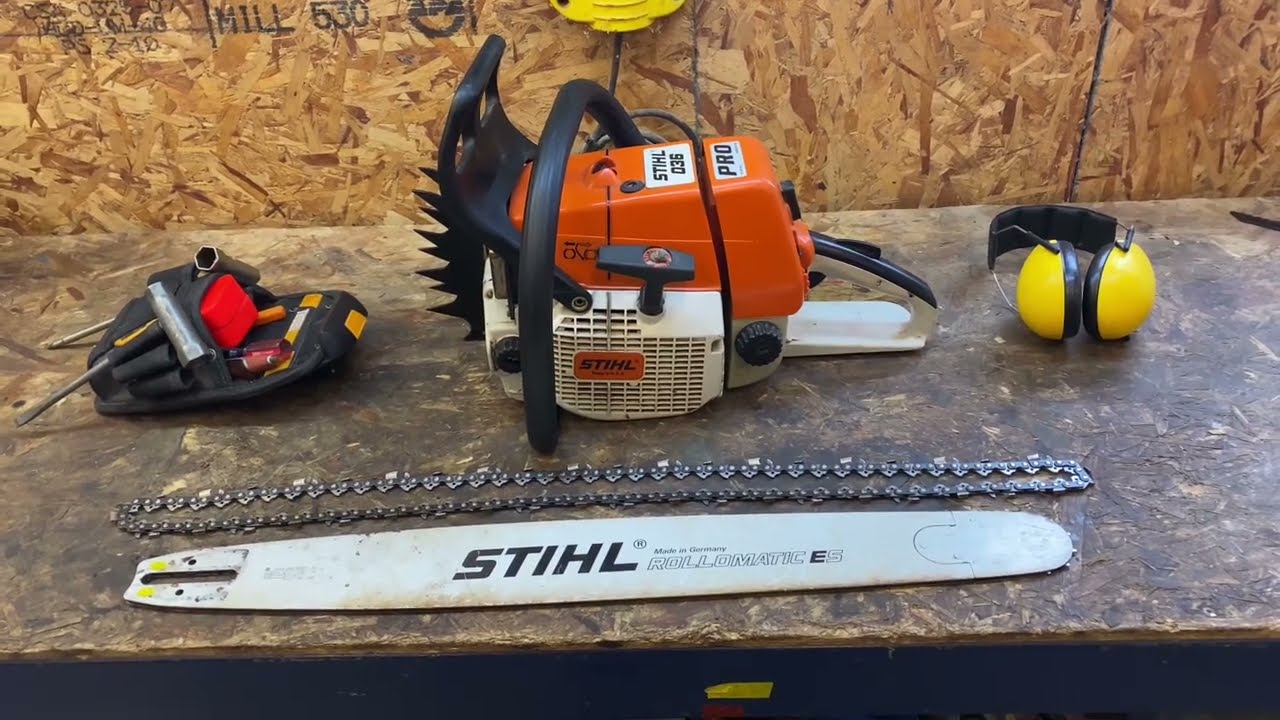 Stihl 036 PRO ported test with west coast saw goodies