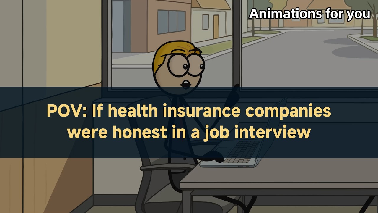 AC:@DGlaucomflecken POV: If health insurance companies were honest in a job interview #animation