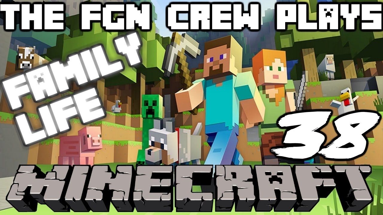 The FGN Crew Plays: Minecraft Family Life #38 - Blaze Battle (PC)