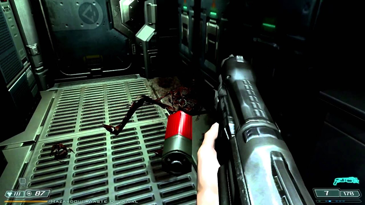 Doom 3 walkthrough - Alpha Labs - Sector 3