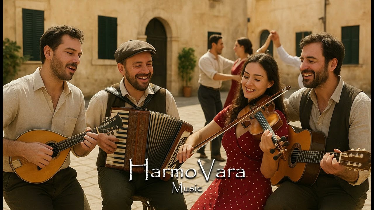 Tarantella Festa & Romantic Serenade : Mandolin, Accordion & Violin - Vintage Italian Folk Music