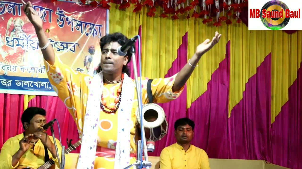 কৃষ্ণ কৃষ্ণ কৃষ্ণ বলে নয়ন কেন ঝরে না রে /শিল্পী সুজন মালি