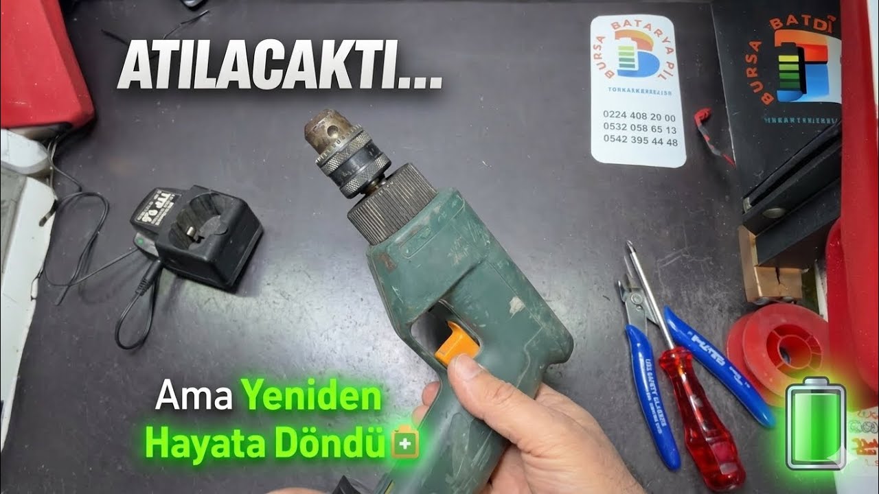 Çöp Olmaktan Kurtardık! Einhell Matkap Yeniden Doğdu 🔋