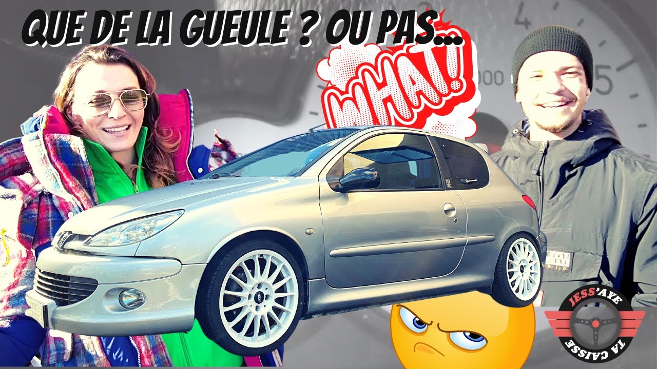 QUE DE LA GUEULE OU PAS ? (en plus elle gueule plus fort que moi ...!!!) Peugeot 206 GT
